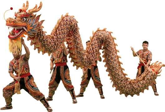 Danzantes del dragon en china