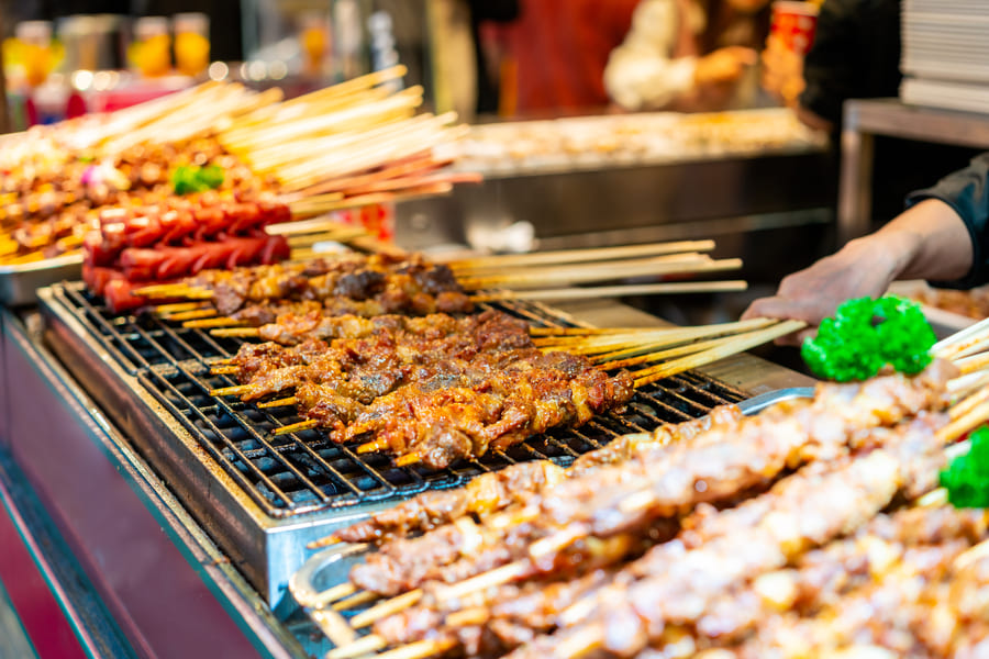 comida tradicional calljera del mercado